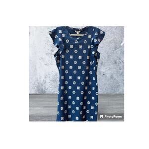 NWOT Goodthreads Blue Dress 100% Cotton Size Medium